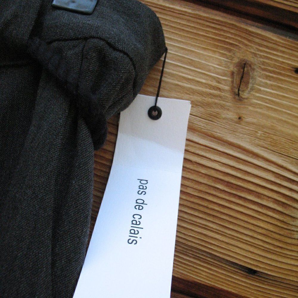 NWT Pas De Calais High Waist Tapered Leg Linen Blend Pants - Picture 8 of 10